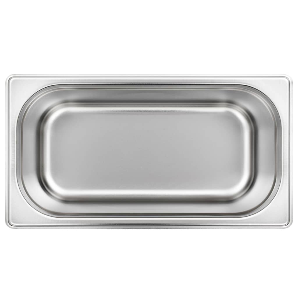 Contenitori Gastronorm 4 pz GN 1/3 150 mm in Acciaio Inox | homemem39