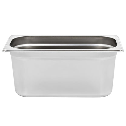 Contenitori Gastronorm 4 pz GN 1/3 150 mm in Acciaio Inox | homemem39