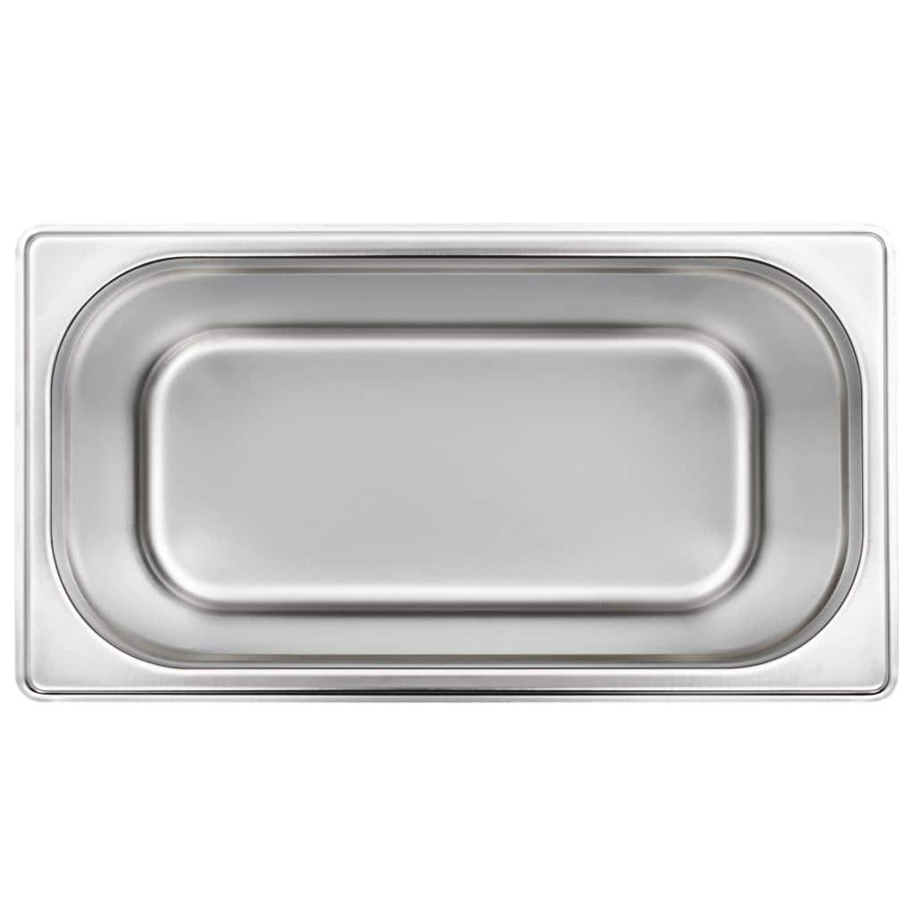 Contenitori Gastronorm 4 pz GN 1/3 200 mm in Acciaio Inox | homemem39