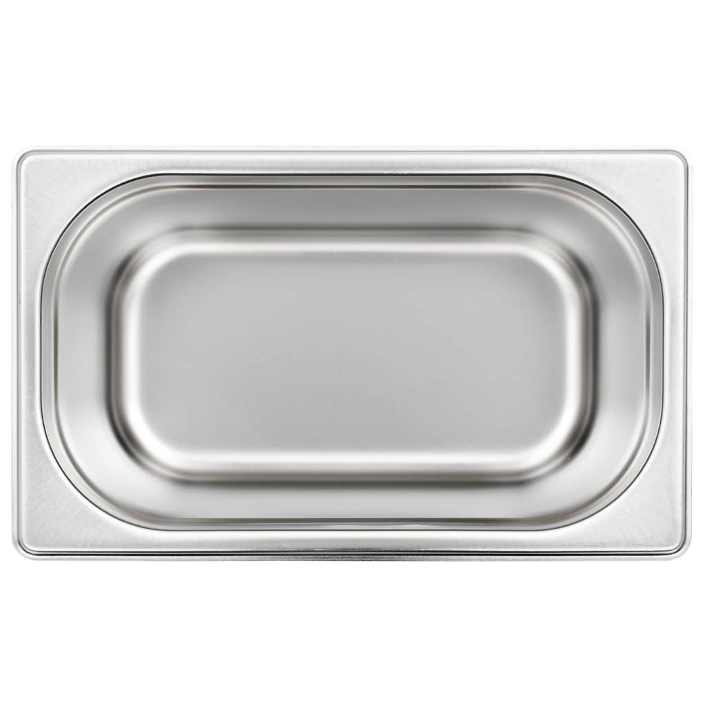 Contenitori Gastronorm 4 pz GN 1/4 150 mm in Acciaio Inox | homemem39