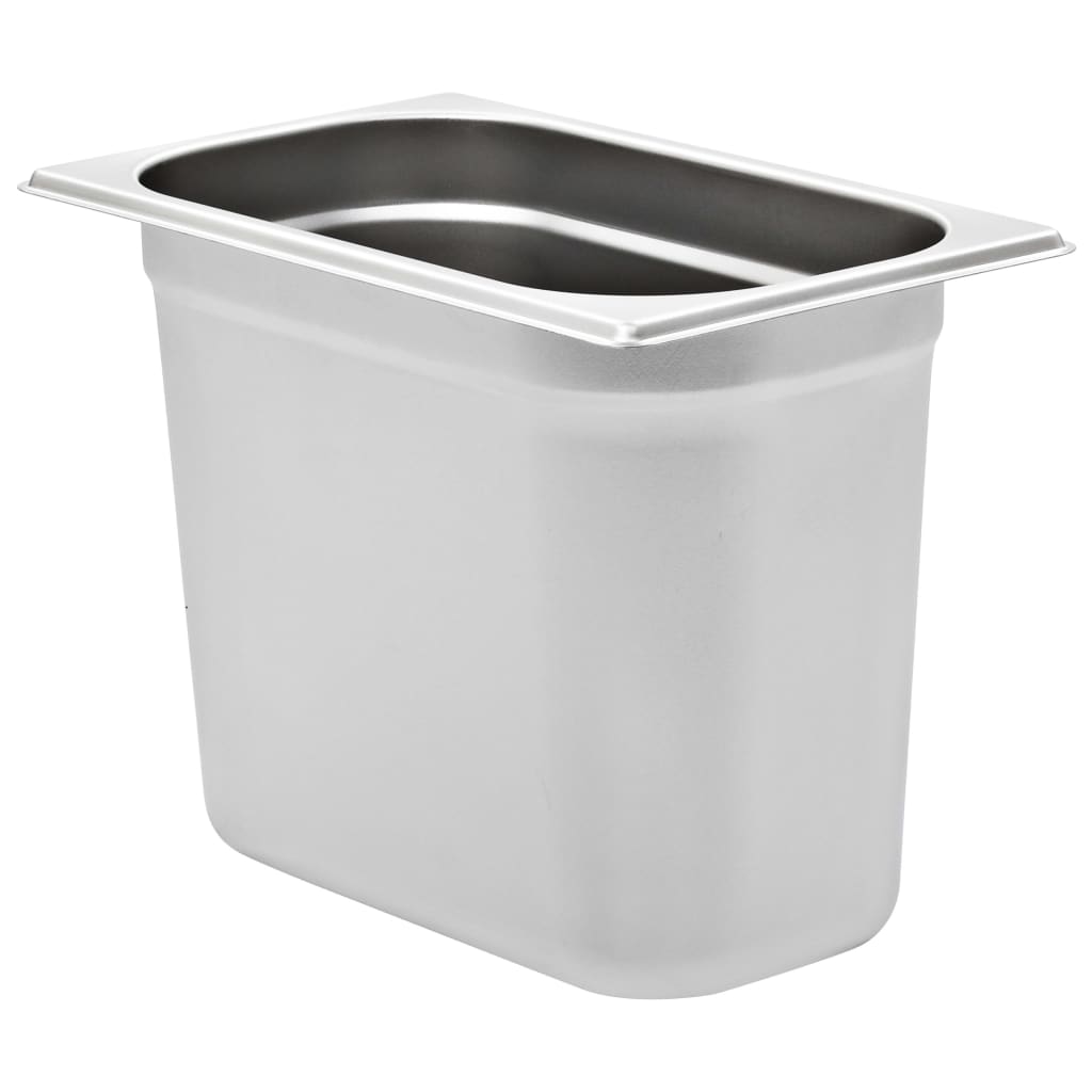 Contenitori Gastronorm 4 pz GN 1/4 200 mm in Acciaio Inox | homemem39