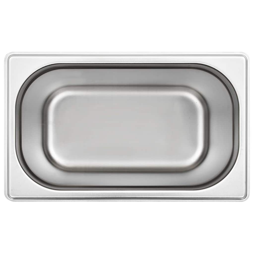 Contenitori Gastronorm 4 pz GN 1/4 200 mm in Acciaio Inox | homemem39