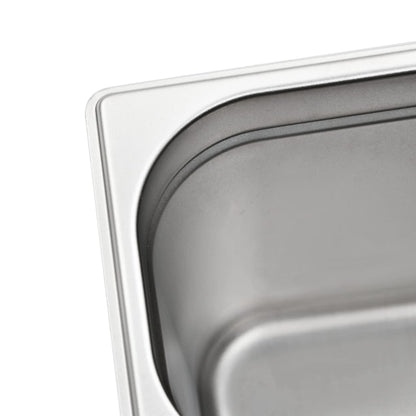 Contenitori Gastronorm 4 pz GN 1/4 200 mm in Acciaio Inox | homemem39