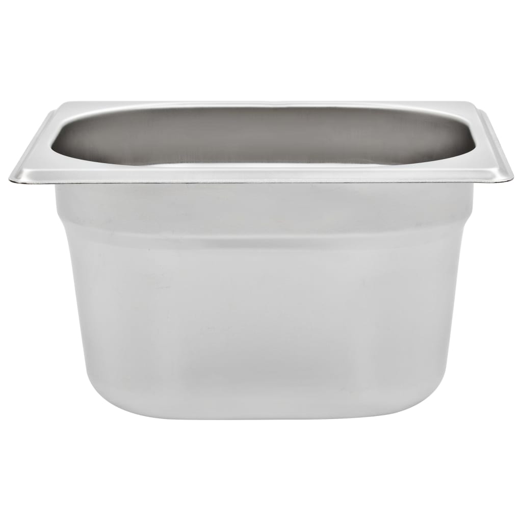 Contenitori Gastronorm 12 pz GN 1/6 100 mm in Acciaio Inox | homemem39