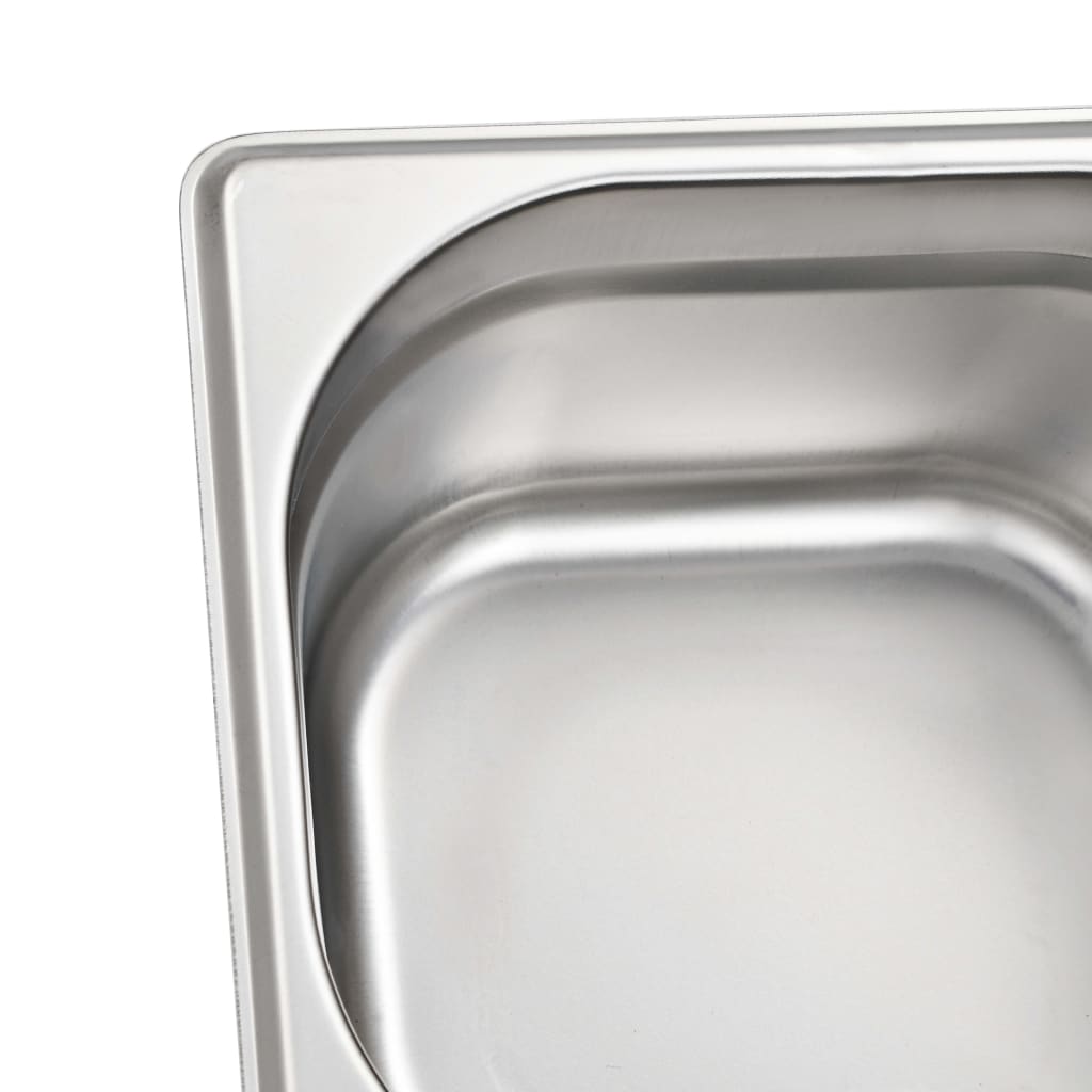 Contenitori Gastronorm 12 pz GN 1/6 100 mm in Acciaio Inox | homemem39