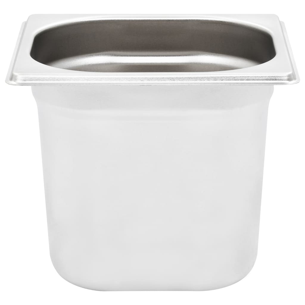 Contenitori Gastronorm 8 pz GN 1/6 150 mm in Acciaio Inox | homemem39