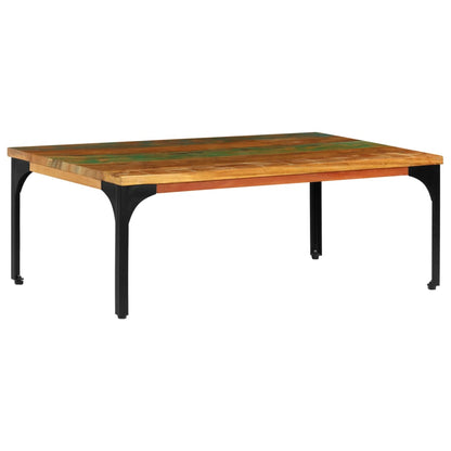 Tavolino da Salotto 100x60x35 cm Legno Massello di Recupero | homemem39