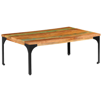 Tavolino da Salotto 100x60x35 cm Legno Massello di Recupero