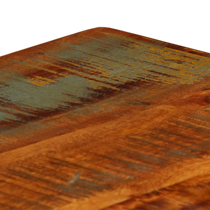 Tavolino da Caffè con Mensola 100x60x35 cm Massello di Recupero | homemem39