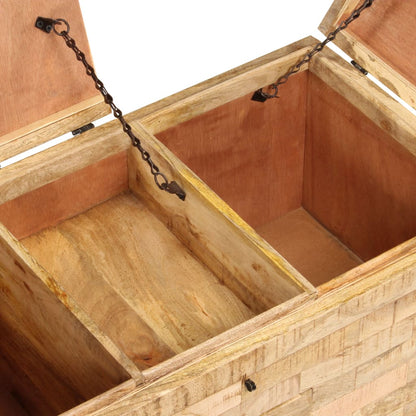 Tavolino da Salotto in Legno Massello di Mango 80x40x35 cm | homemem39