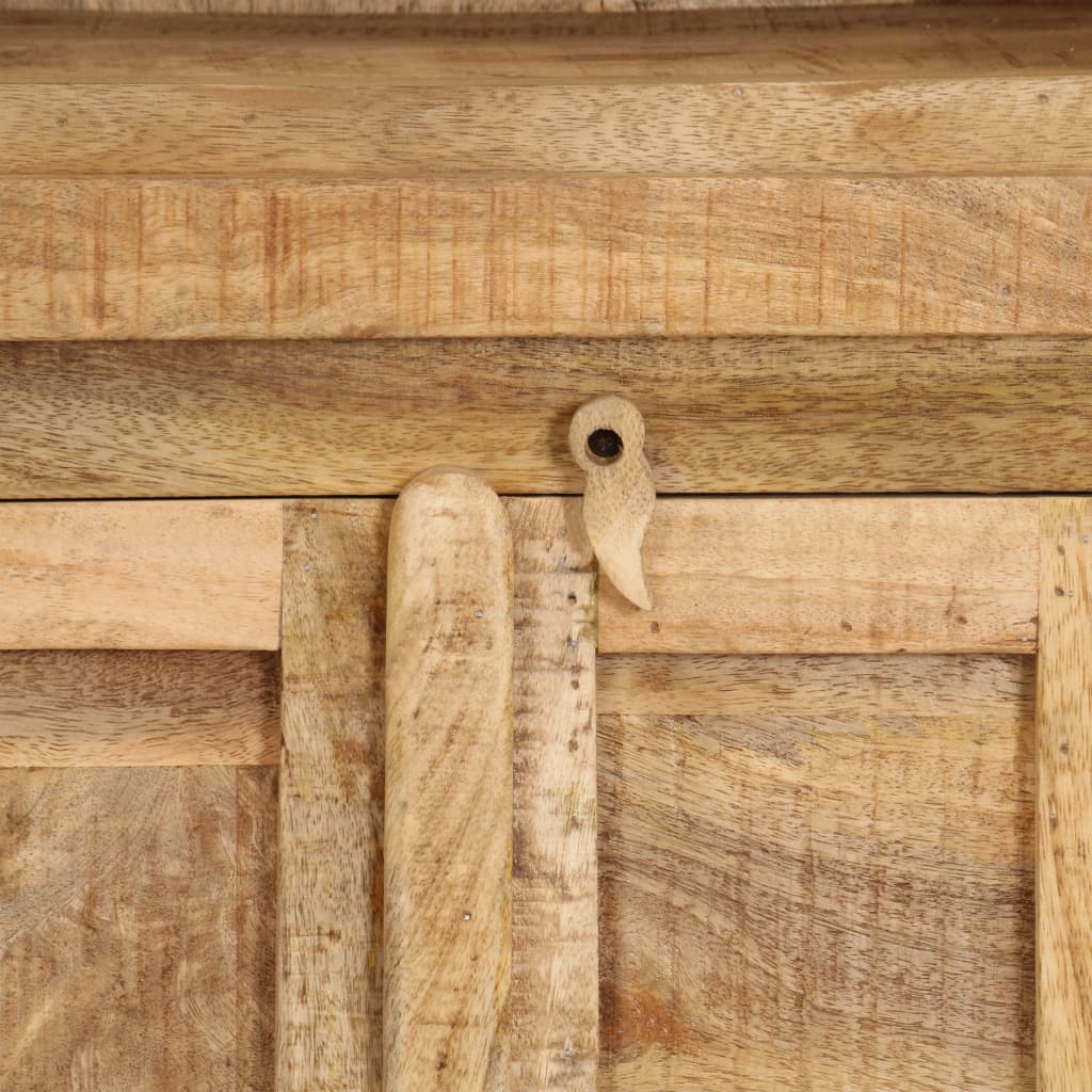 Libreria 50x30x180 cm in Legno Massello di Mango | homemem39