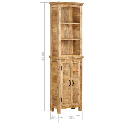 Libreria 50x30x180 cm in Legno Massello di Mango | homemem39