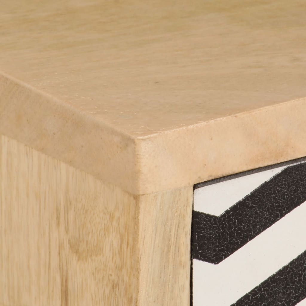 Mobile Porta TV 120x30x40 cm in Legno Massello di Mango - homemem39