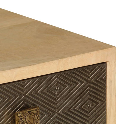 Mobile Porta TV 120x30x40 cm in Legno Massello di Mango - homemem39