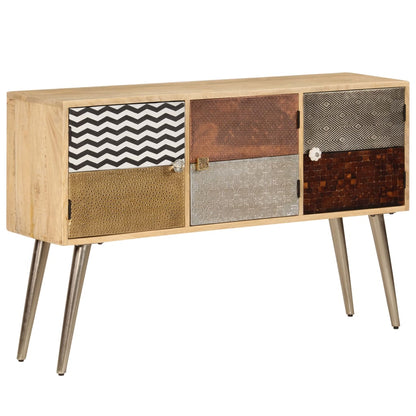 Credenza 120x30x75 cm Legno Massello di Mango - homemem39