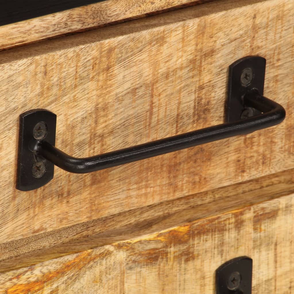 Mobile Porta TV con Cassetti 120x30x40 cm Legno Massello Mango - homemem39