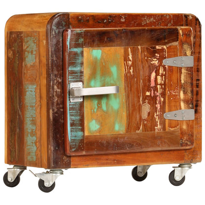 Comodino 50x30x50 cm Legno Massello di Recupero - homemem39