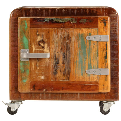 Comodino 50x30x50 cm Legno Massello di Recupero - homemem39