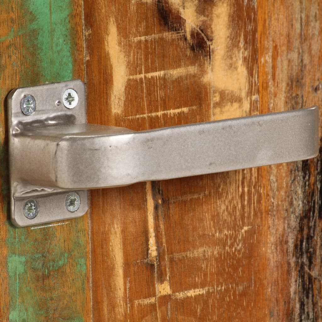 Comodino 50x30x50 cm Legno Massello di Recupero - homemem39