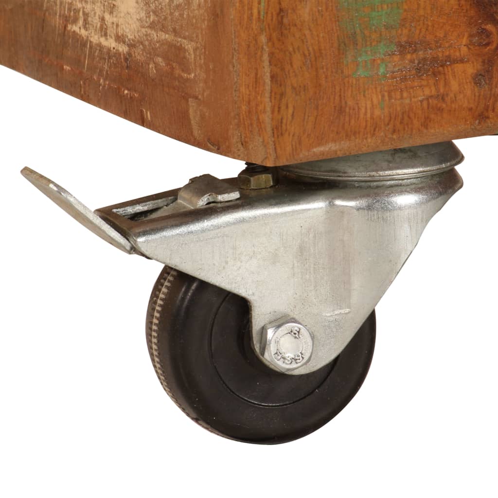 Comodino 50x30x50 cm Legno Massello di Recupero - homemem39