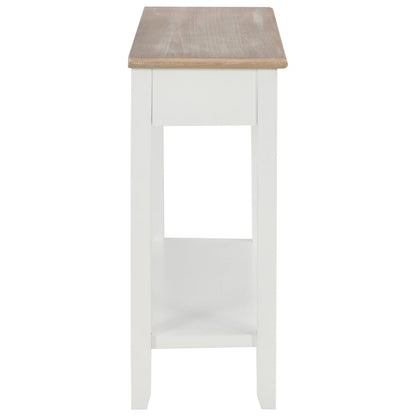 Tavolo Consolle Bianco 110x35x80 cm in Legno | homemem39