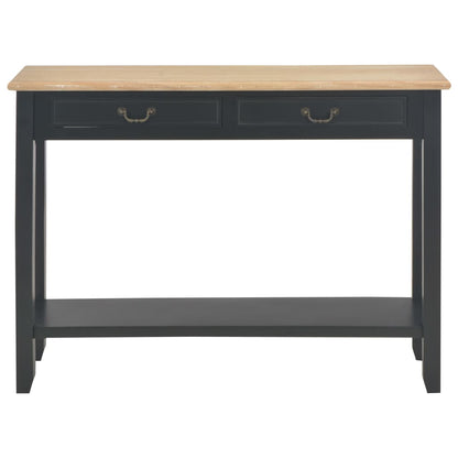 Tavolo Consolle Nero 110x35x80 cm in Legno - homemem39