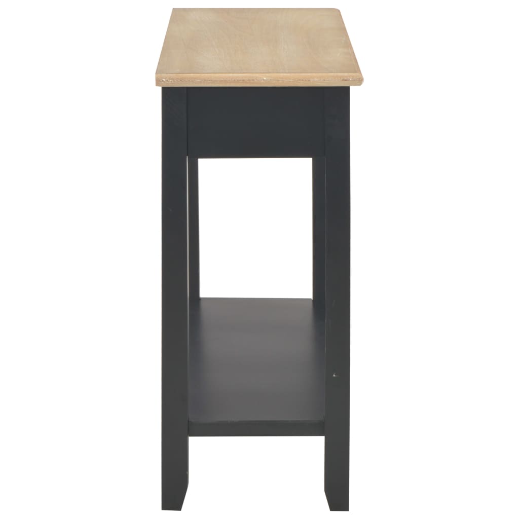 Tavolo Consolle Nero 110x35x80 cm in Legno - homemem39