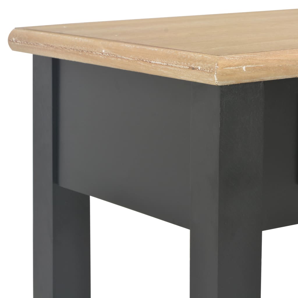 Tavolo Consolle Nero 110x35x80 cm in Legno - homemem39
