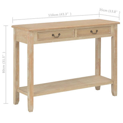 Tavolo Consolle 110x35x80 cm in Legno | homemem39