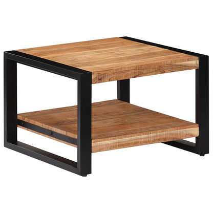 Tavolino da Salotto 60x60x40 cm in Legno Massello di Acacia