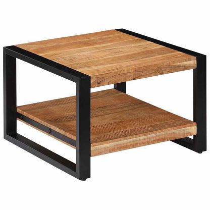 Tavolino da Salotto 60x60x40 cm in Legno Massello di Acacia