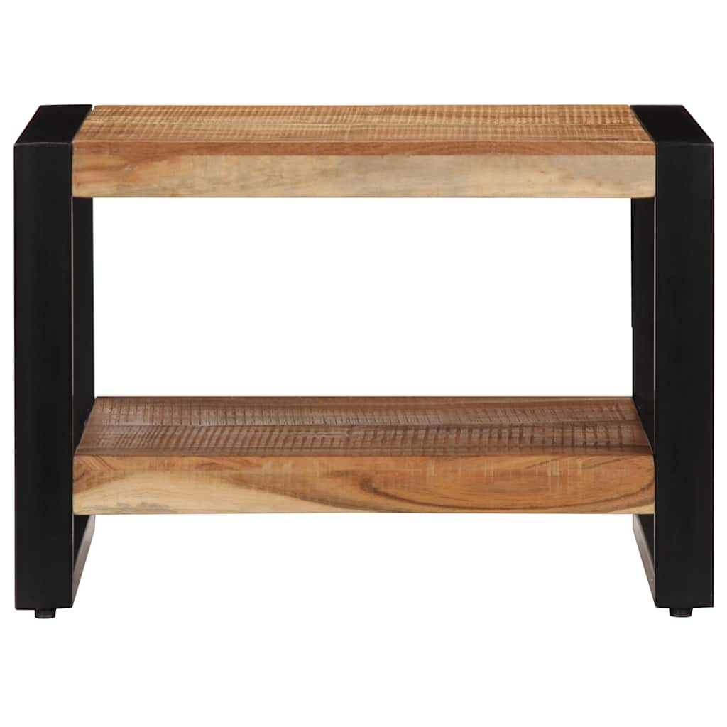 Tavolino da Salotto 60x60x40 cm in Legno Massello di Acacia