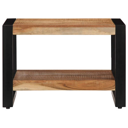Tavolino da Salotto 60x60x40 cm in Legno Massello di Acacia