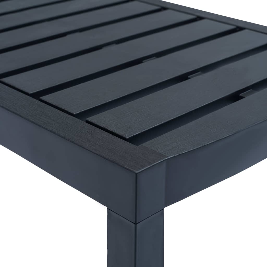 Set Salotto da Giardino 3 pz in Plastica Antracite | homemem39