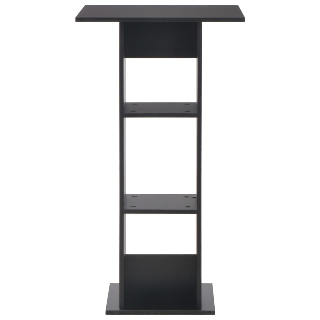 Tavolo da Bar Nero 60x60x110 cm | homemem39