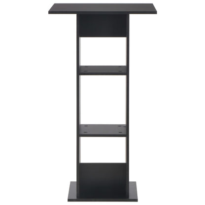 Tavolo da Bar Nero 60x60x110 cm | homemem39