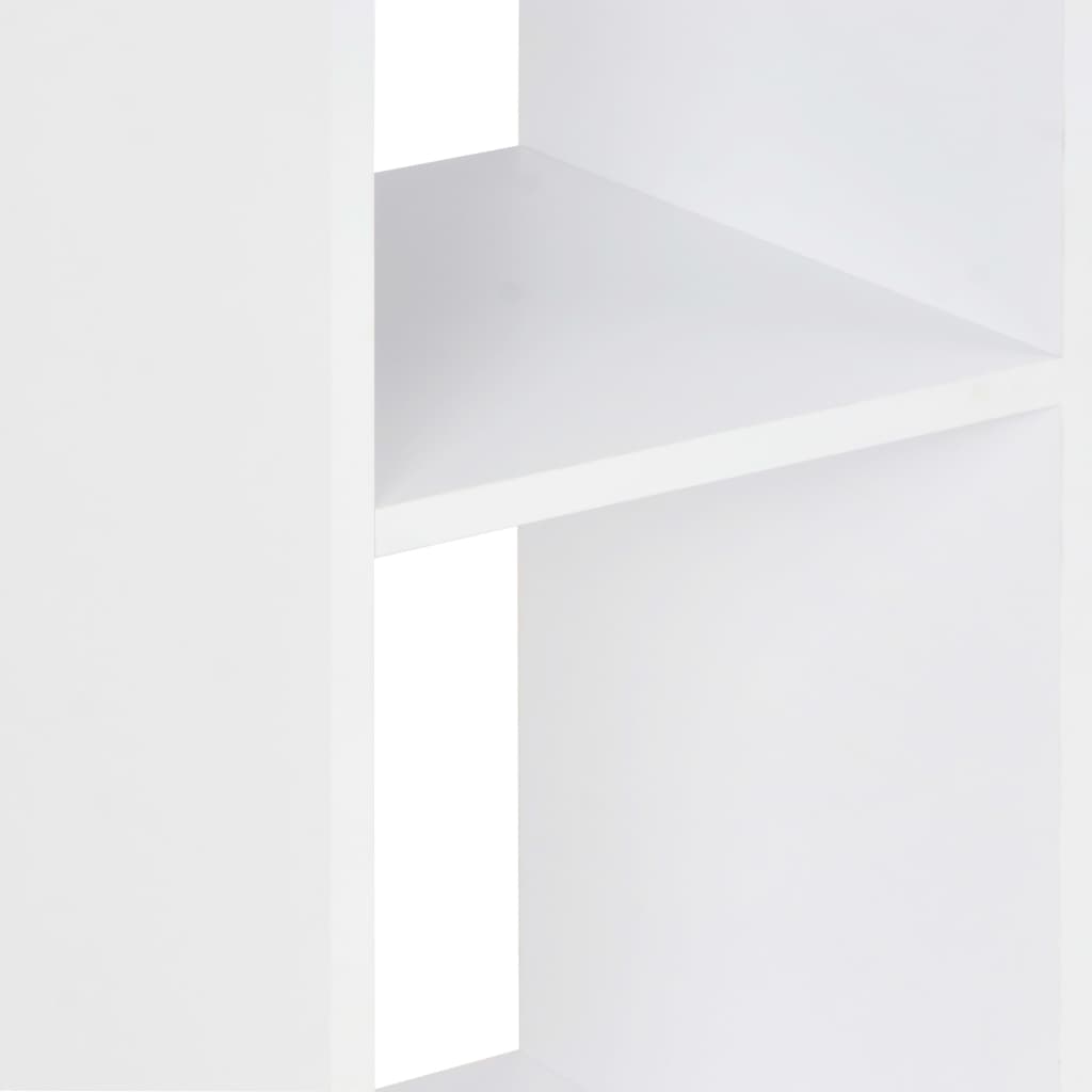 Tavolo da Bar Bianco e Rovere Sonoma 60x60x110 cm | homemem39