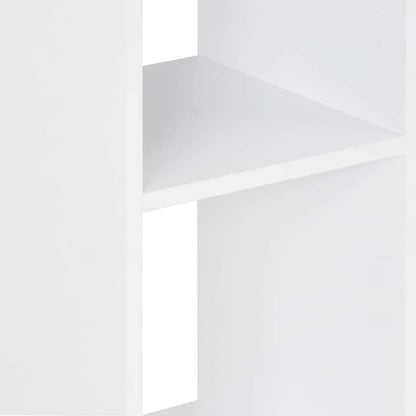 Tavolo da Bar Bianco e Rovere Sonoma 60x60x110 cm
