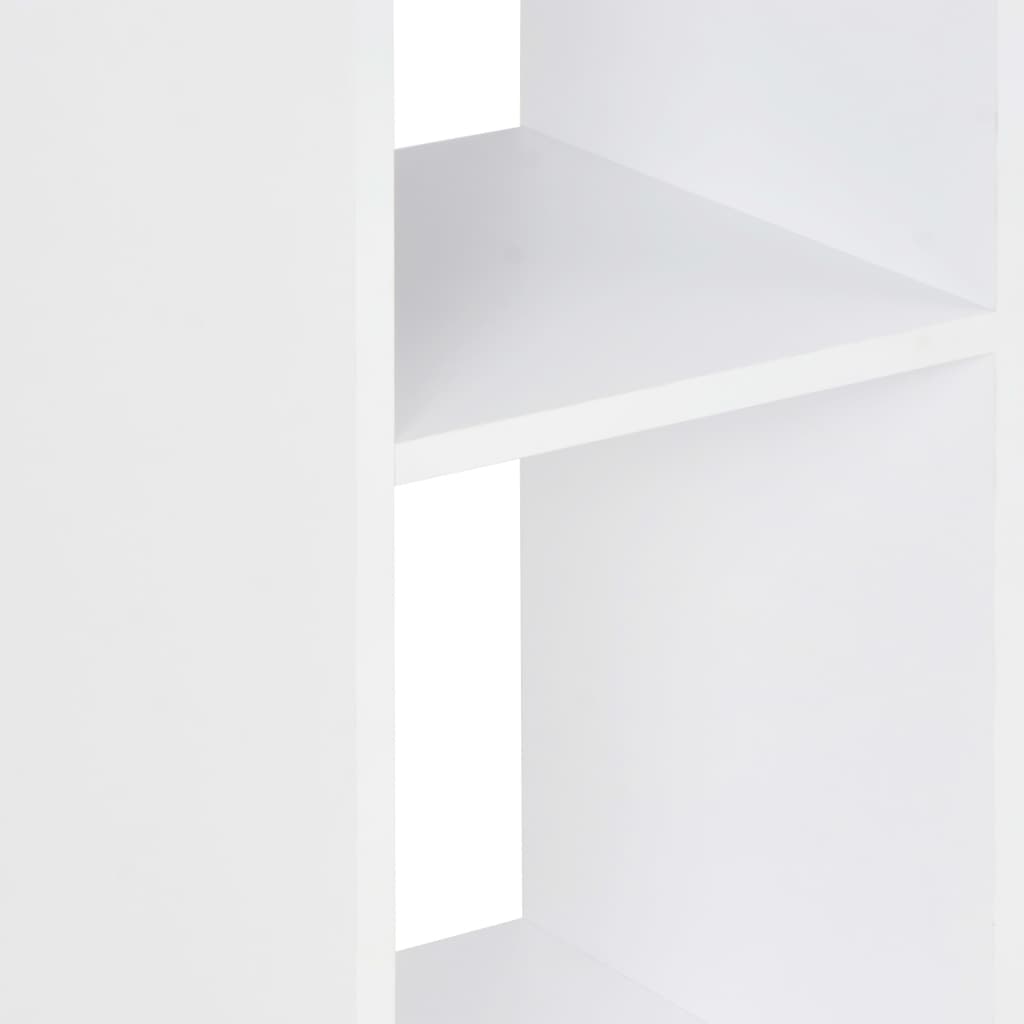 Tavolo da Bar Bianco e Grigio Antracite 60x60x110 cm | homemem39