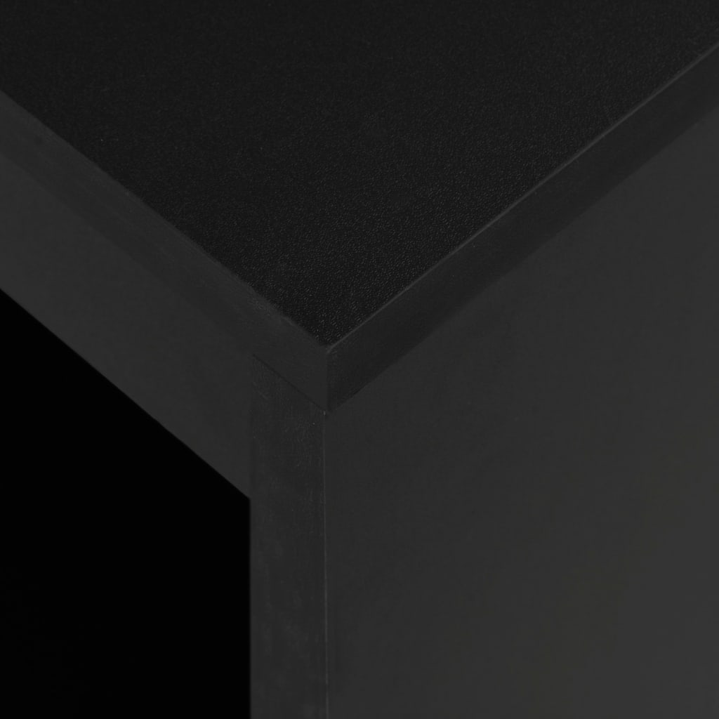 Tavolo da Bar con Ripiano Nero 110x50x103 cm | homemem39
