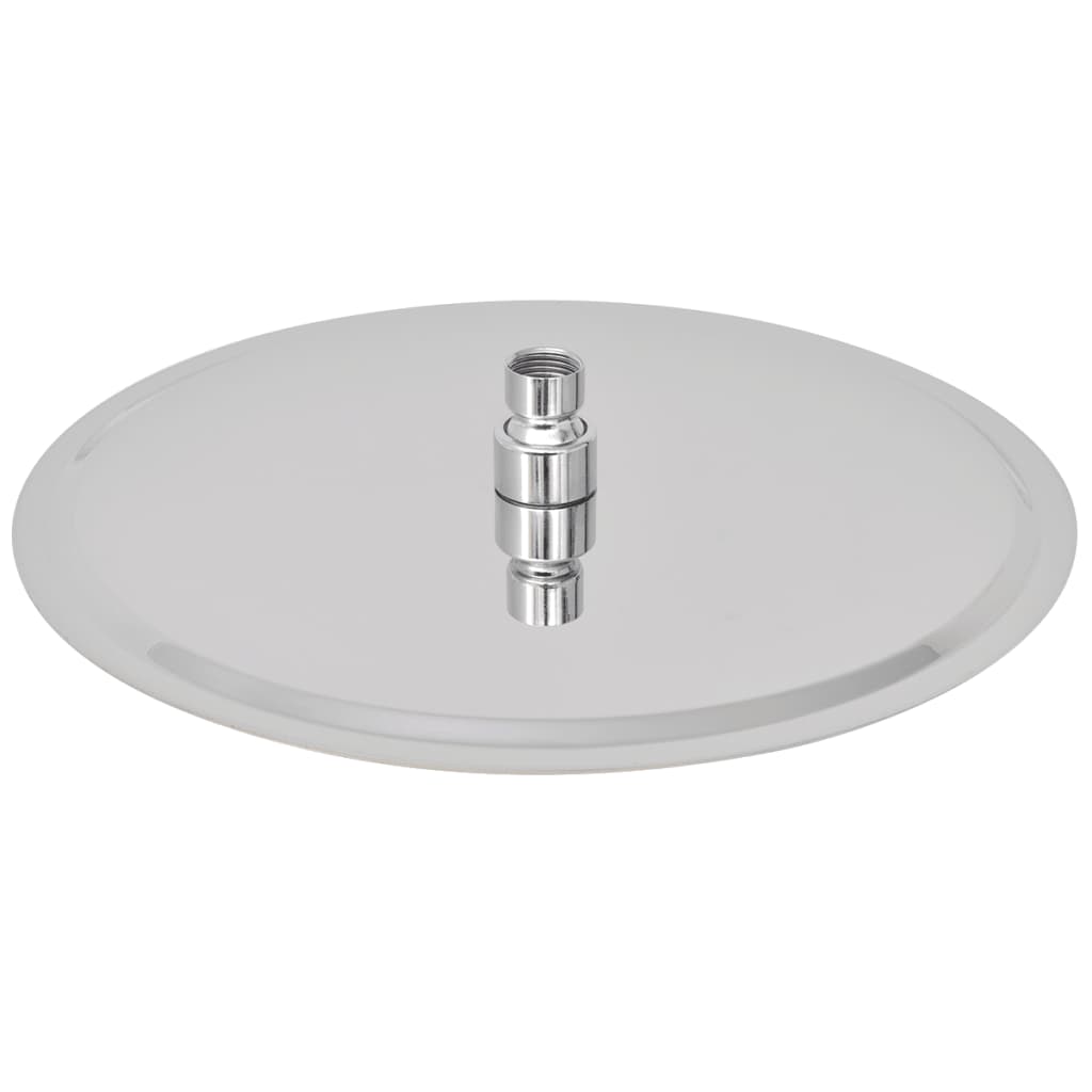 Soffione per Doccia a Pioggia 2 pz Acciaio Inossidabile Ø 30 cm - homemem39