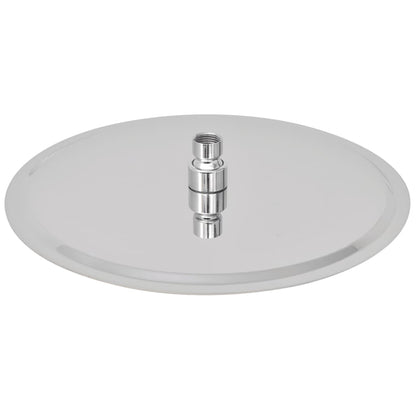 Soffione per Doccia a Pioggia 2 pz Acciaio Inossidabile Ø 30 cm - homemem39