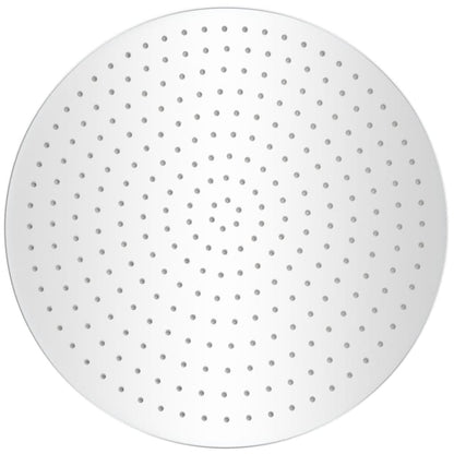 Soffione per Doccia a Pioggia 2 pz Acciaio Inossidabile Ø 50 cm - homemem39