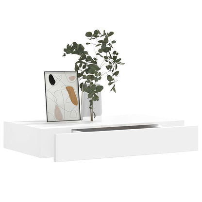 Mensole con Cassetti 2 pz Bianco 48 cm | homemem39