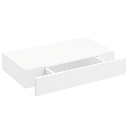 Mensole con Cassetti 2 pz Bianco 48 cm