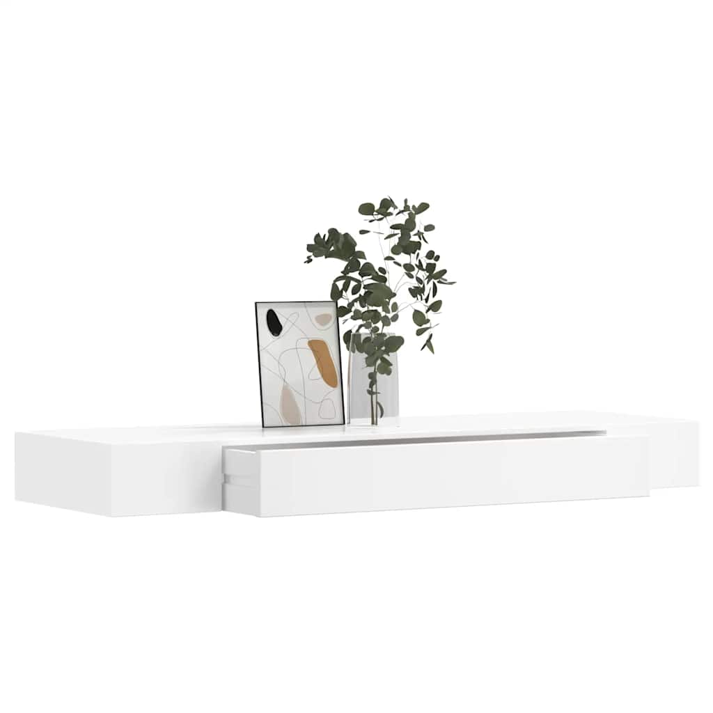 Mensole con Cassetti 2 pz Bianco 80 cm | homemem39