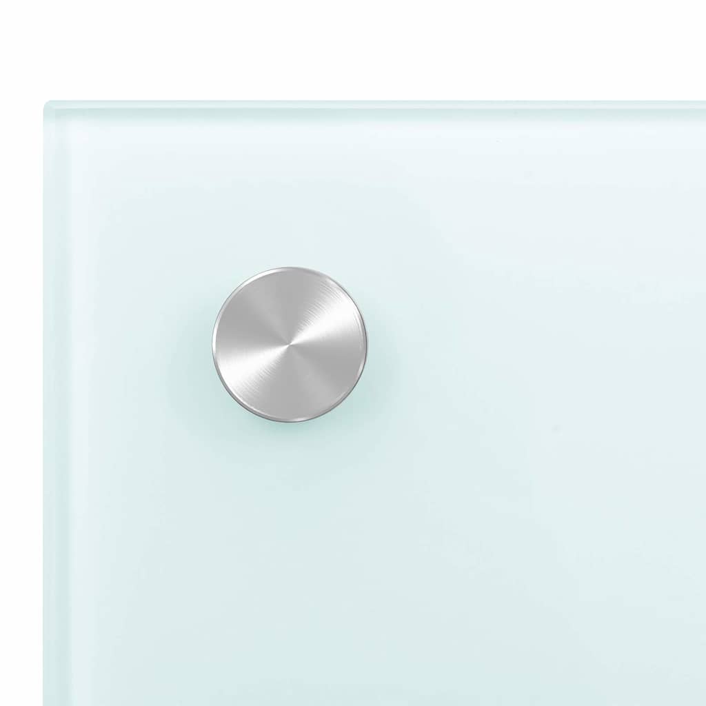 Paraschizzi per Cucina Bianco 80x40 cm in Vetro Temperato - homemem39