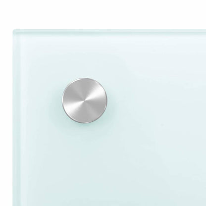 Paraschizzi per Cucina Bianco 80x40 cm in Vetro Temperato - homemem39