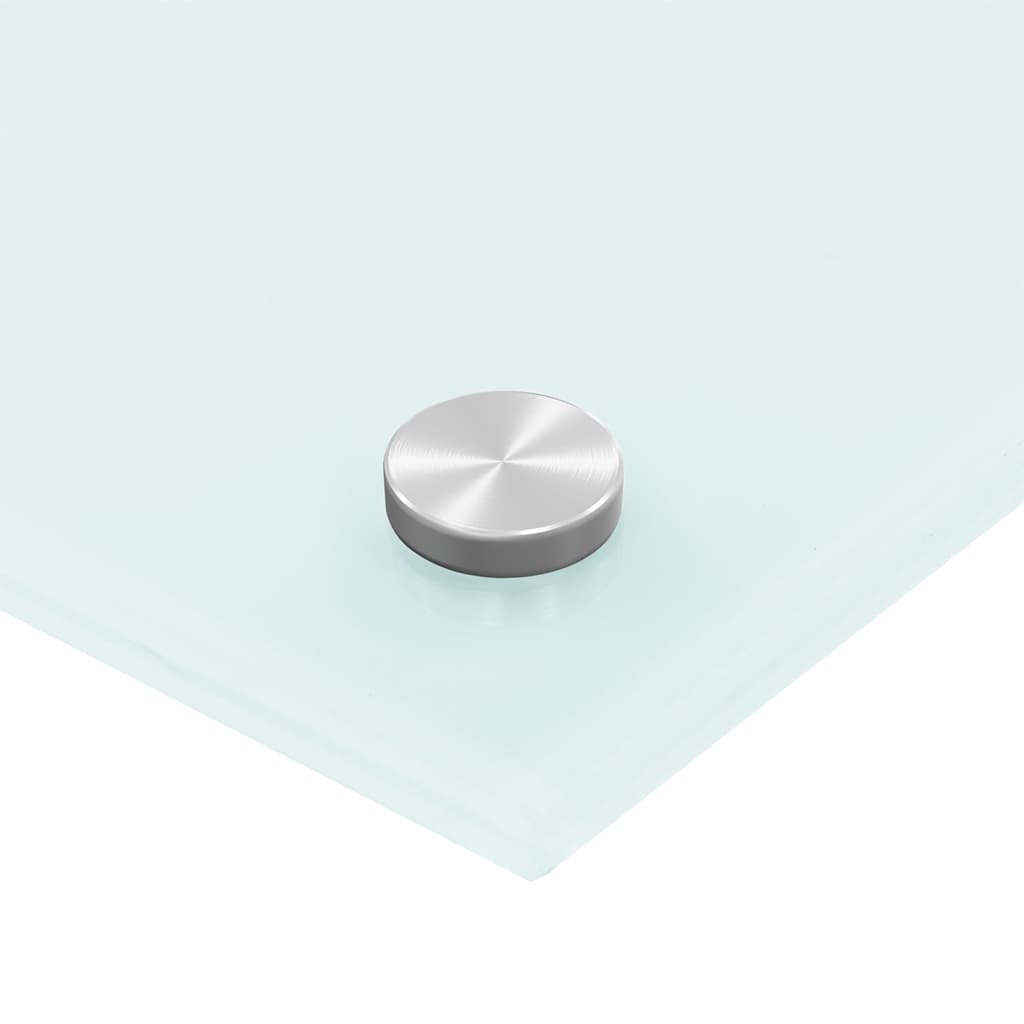 Paraschizzi per Cucina Bianco 90x40 cm in Vetro Temperato - homemem39