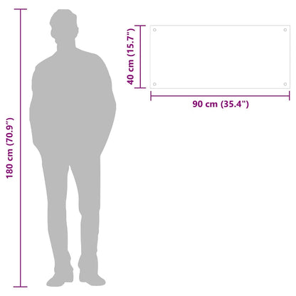 Paraschizzi per Cucina Bianco 90x40 cm in Vetro Temperato - homemem39